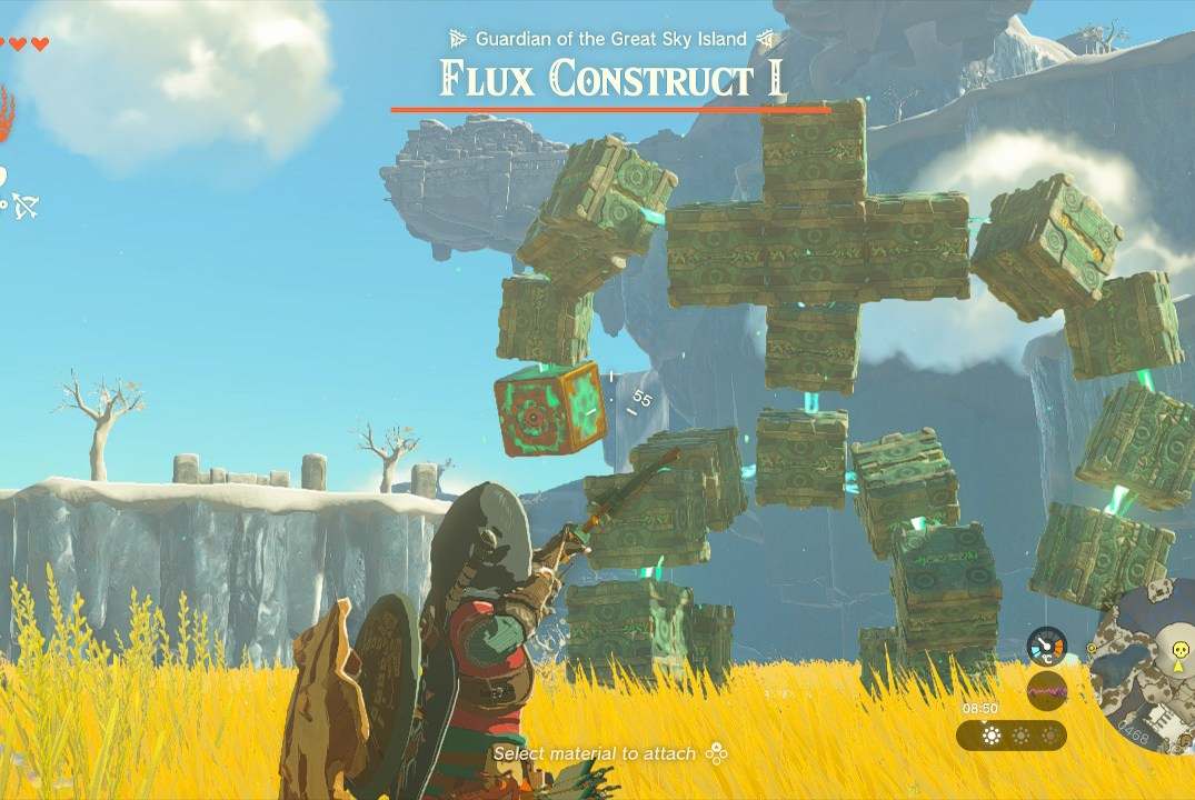 How to beat Flux Constructs, use Flux Construct cores in Zelda: Tears of the Kingdom